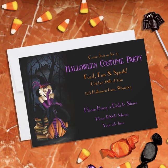 Halloween Witch Invitation (Creator Uploaded)