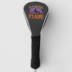 Halloween Witch Jack O Lantern It's Alive Golf Head Cover