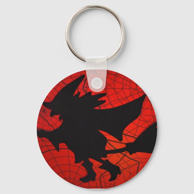 Halloween witch key ring (Front)