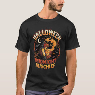Halloween Witch Lantern Midnight Mischief T-Shirt