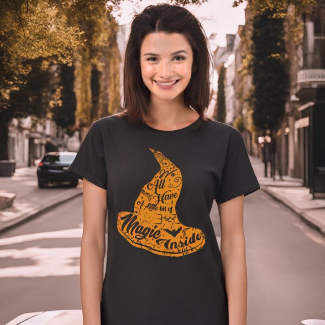 Halloween Witch Magic Witchy Hat T-Shirt (Creator Uploaded)