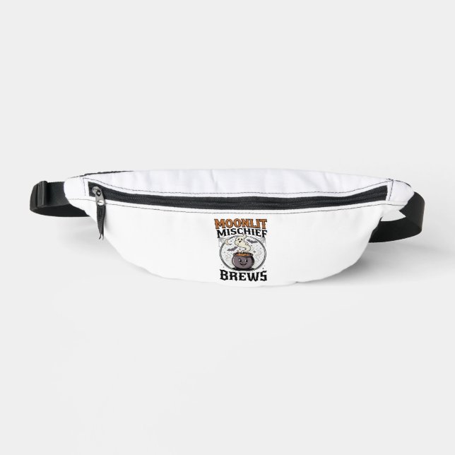 Halloween Witch Moon Mischief Bum Bags (Front)