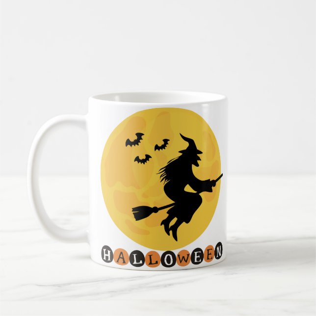 Halloween Witch mug (Left)
