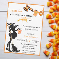 Halloween Witch October Gender Reveal