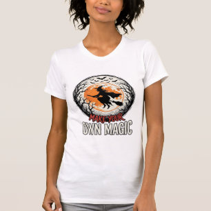 Halloween Witch Own Magic Vintage Shirt Design_1