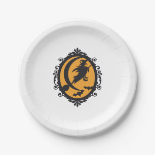 Halloween Witch                         Paper Plate