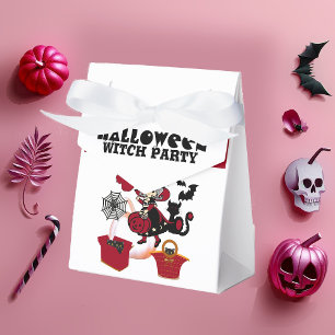 Halloween Witch Party Jack O Lantern Cobweb Spooky Favour Box