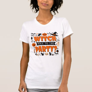 Halloween Witch Party Shirt for Men and Women