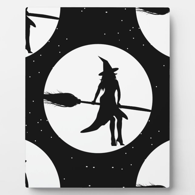 halloween witch plaque (Front)