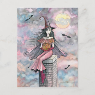 Halloween Witch Postcard