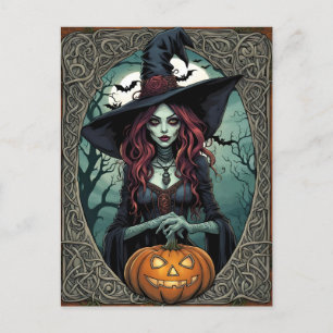 Halloween Witch Postcard