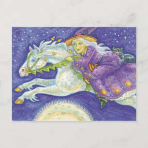 Halloween Witch Postcard