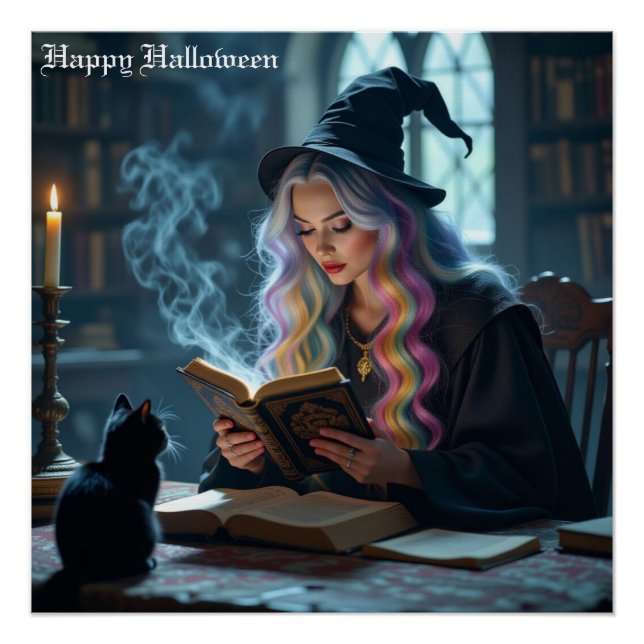 Halloween Witch Poster (Front)