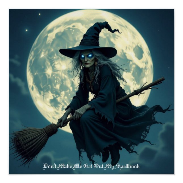 Halloween Witch Poster (Front)
