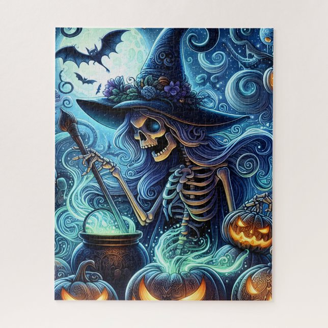Halloween Witch Puzzle (Vertical)