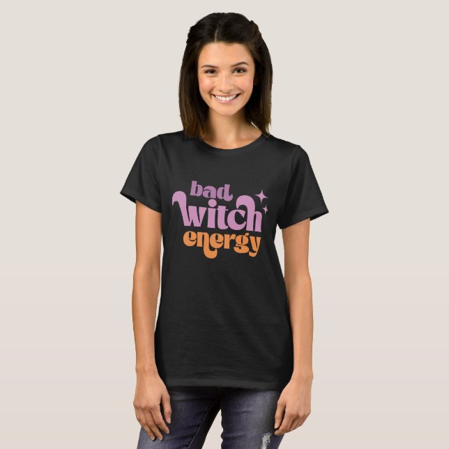 Halloween Witch Quote T-Shirt (Front Full)