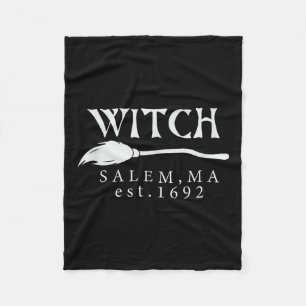 Halloween Witch Salem, Ma Est.1692 Spooky Womens G Fleece Blanket