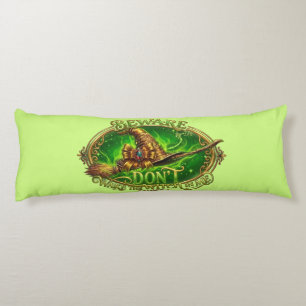 Halloween Witch Saying Cozy Body Cushion