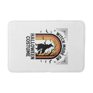 Halloween Witch Shirt Funny Costume Vintage Engrav Bath Mat
