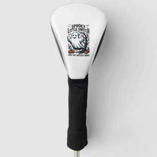 Halloween Witch Shirt Vintage Ghost Humour Design_ Golf Head Cover