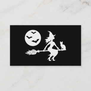 Halloween Witch Small Business Order Thank You Card