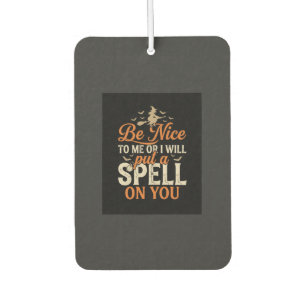 Halloween Witch Spell Graphic_1 Car Air Freshener