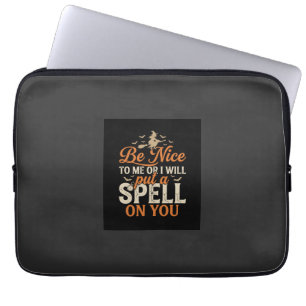 Halloween Witch Spell Graphic_1 Laptop Sleeve
