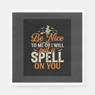 Halloween Witch Spell Graphic_1 Napkin