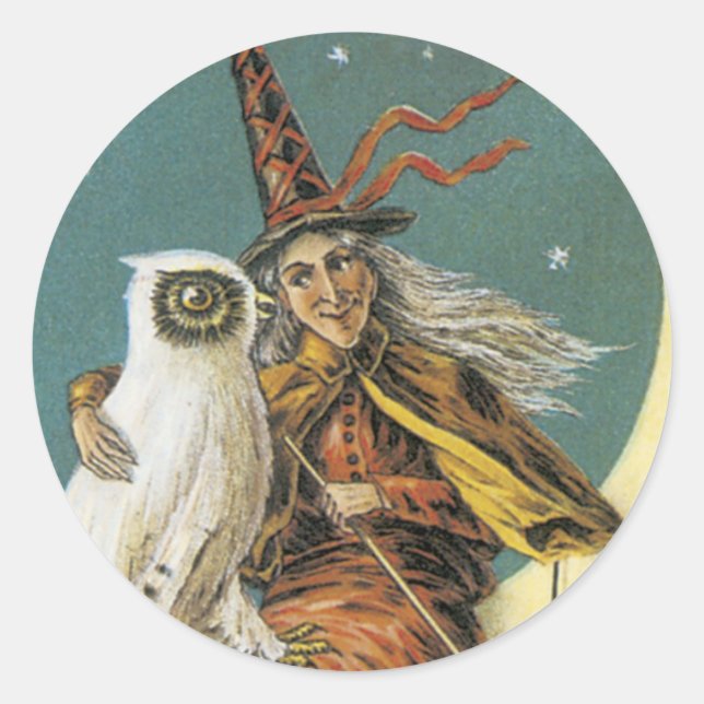 Halloween Witch Stickers (Front)