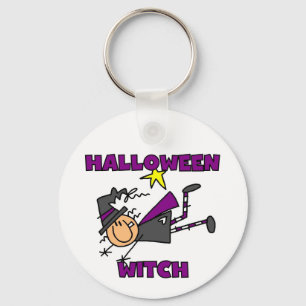 Halloween Witch T-shirts and Gifts Key Ring