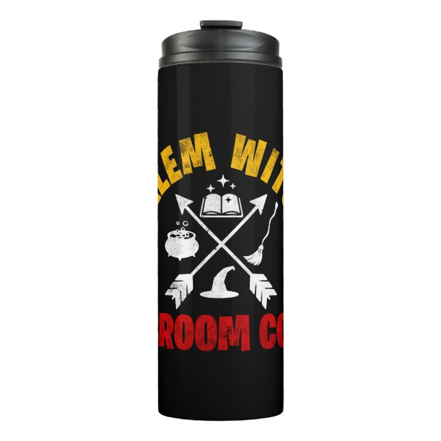 Halloween witch                   thermal tumbler (Front)