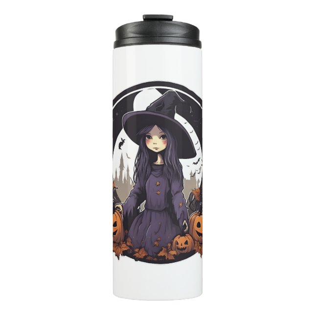 Halloween Witch                                    Thermal Tumbler (Front)