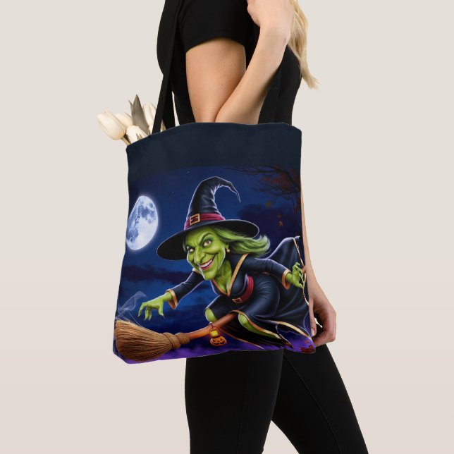 Halloween/Witch Tote Bag (Close Up)