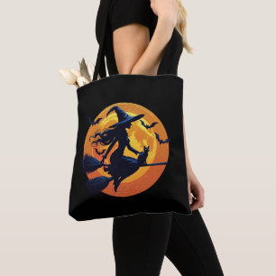 Halloween Witch Tote Bag Stylish Women’s Hallowen