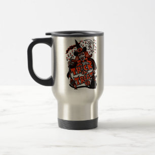Halloween Witch Trick or Treat Travel Mug