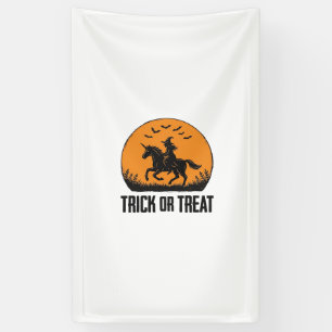 Halloween Witch Trick Or Treat Vintage Moon_1 Banner