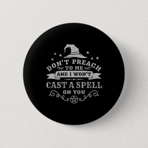 Halloween Witch Wicca Witchcraft Pagan Wiccan Wome 6 Cm Round Badge