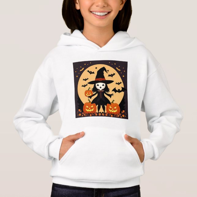 Halloween Witch with Pumpkins (Front)