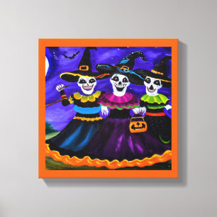 Halloween - Witches 2 Canvas Print