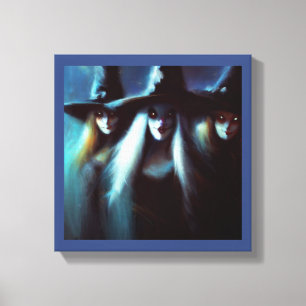 Halloween - Witches 4 Canvas Print