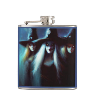 Halloween - Witches 4 Hip Flask