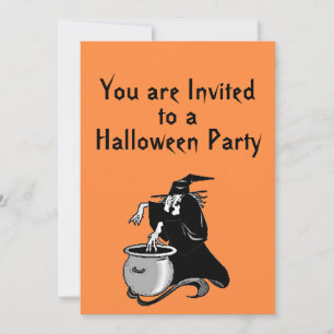 Halloween Witches Brew Party Invitation