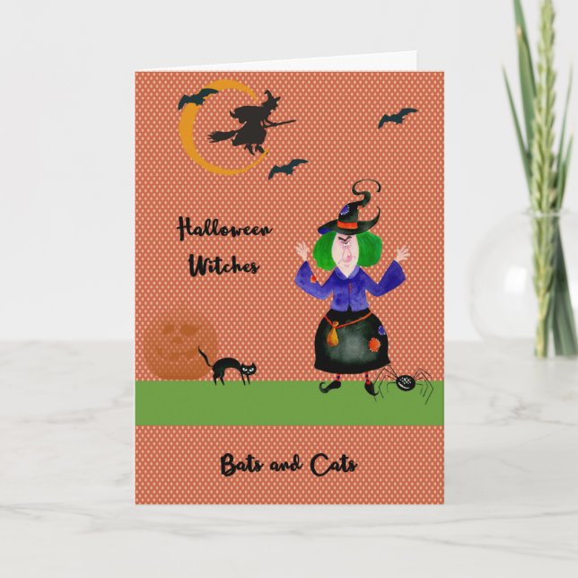 Halloween Witches Card (Front)