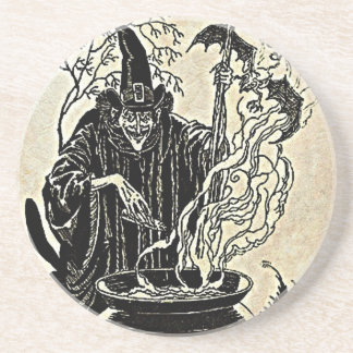 Halloween Witches Cauldron Coaster