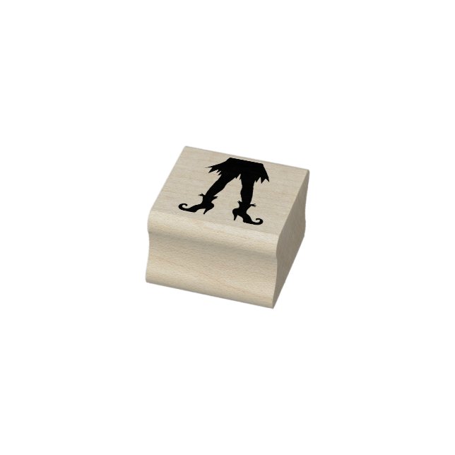 Halloween Witches Legs Rubber Stamp (Stamp)