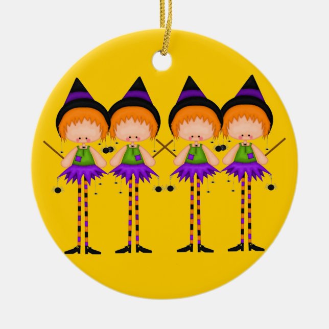 Halloween Witches ornament (Front)