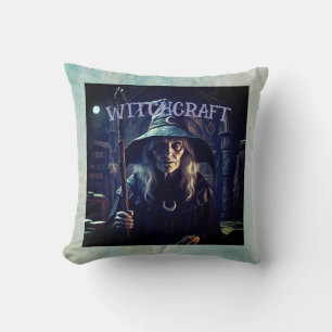 Halloween,Witchraft ,Throw Pillow
