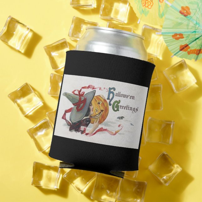 Halloween Witch's Kiss: Magic Jack o Lantern Can Cooler (In Situ Summer)