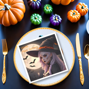 Halloween Witch's Mess Remedy Napkin