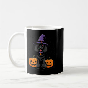 Halloween Witchy Black Standard Poodle Dog Spooky Coffee Mug